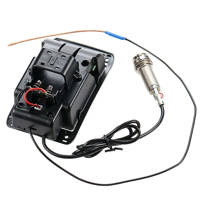 RTENTE-Onboard Preamp Matrix EQ Tuner Soft Piezo Pickup For Acoustic Guitar Prefix Plus-T Pickup System Equalizer