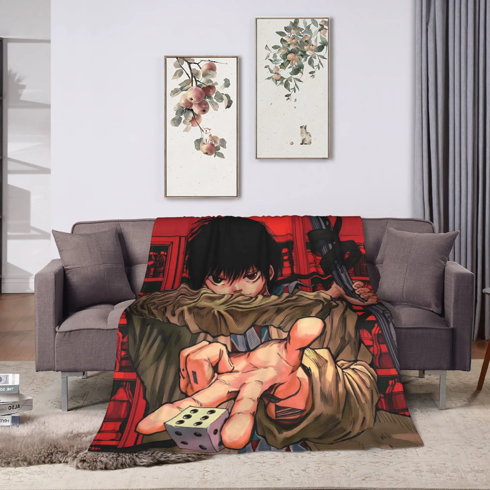 Yoichi Nagumo Sakamoto Days  Blanket Quality Warm Soft  Bedding Throws Winter Airplane Travel Couch Chair Fashion Bedspread