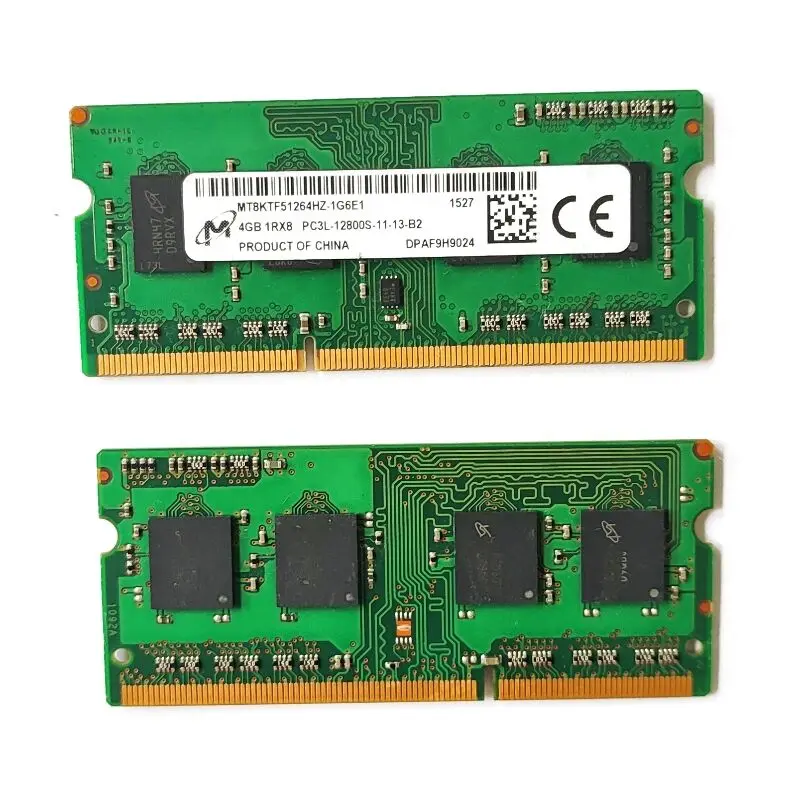 Оперативная память Micron s DDR3 4 Гб 1600 МГц, память для ноутбука DDR3 4 Гб 1Rx8 PC3L-12800S-11, память для ноутбука 4 Гб 1,35 в, ОЗУ