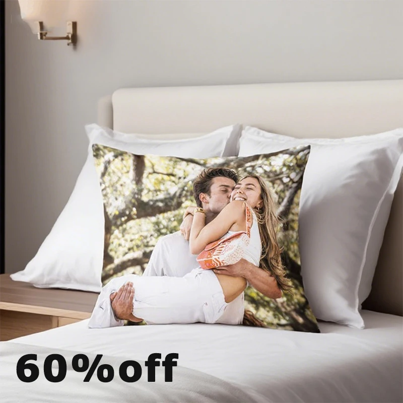 

Personalized Custom Text Photo Throw Pillow Couple Anniversary Pillow Gift Travel Essential Perfect Pillow For Lover Support