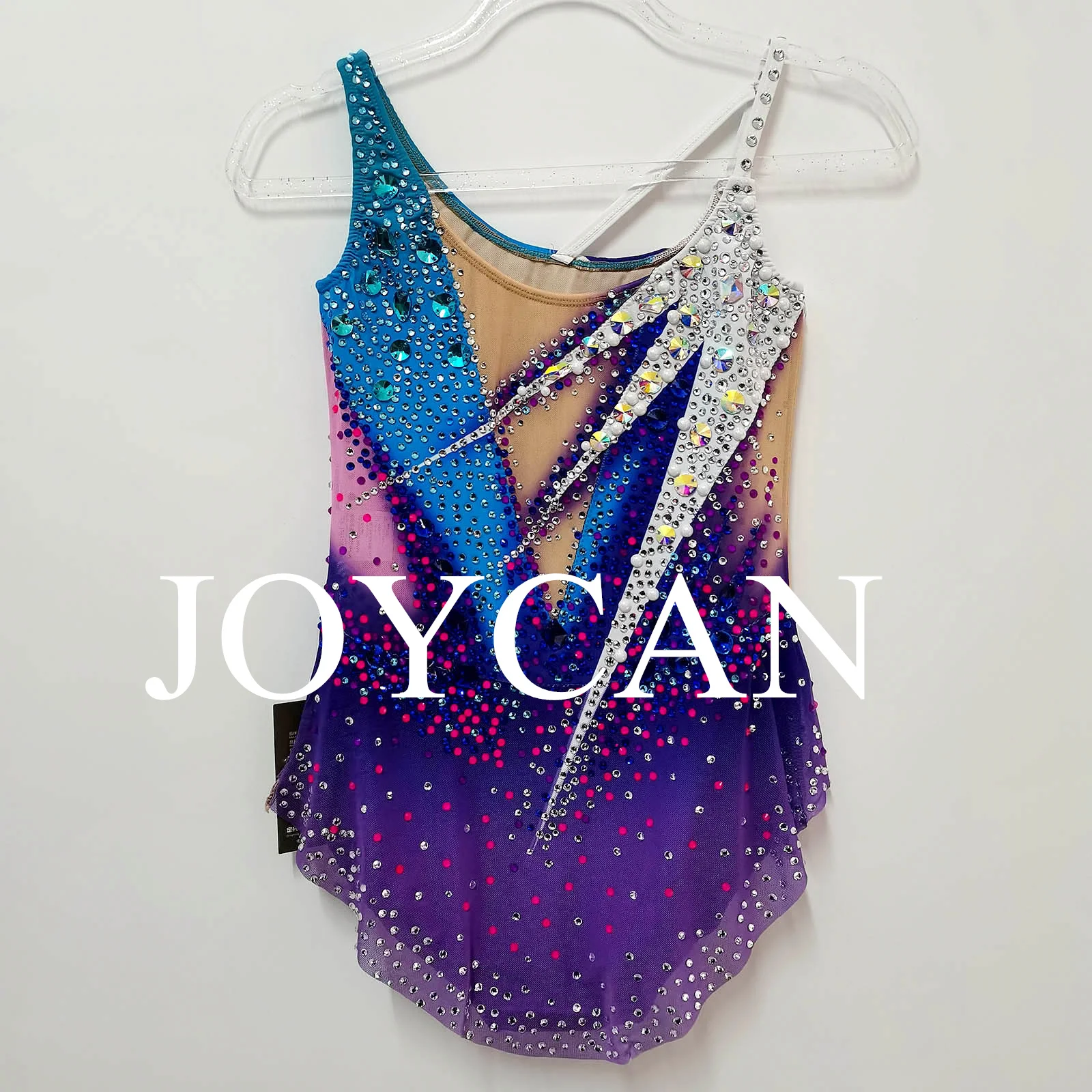 JoyCan Rhthmic Gymnastik-Trikots für Mädchen und Damen, Spandex, elegante Tanzkleidung für den Wettbewerb