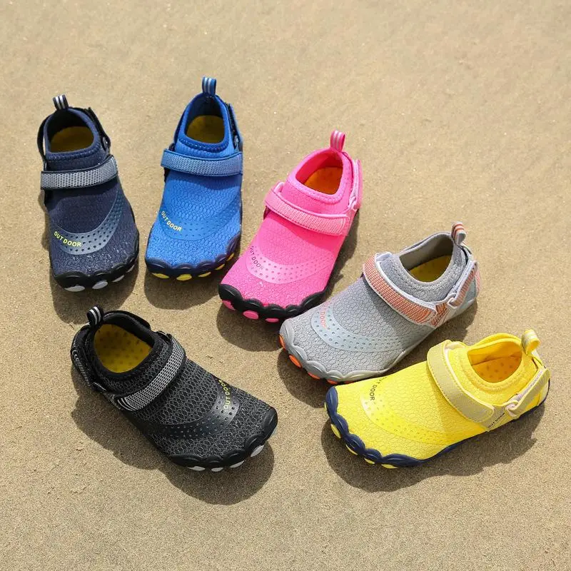 

Outdoor Parent-Child Stream Trudging Shoes Children's Beach Shoes Five-Finger Diving Snorkeling Small Size Swimming Shoes
