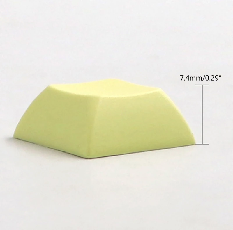 DSA Keycap Suplemento de personalidade em branco 1U Keycaps 20 peças múltiplas cores para teclado mecânico Keybord DIY