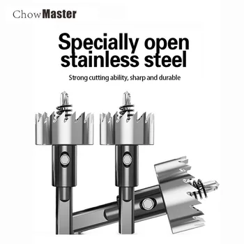 HSS 드릴 비트 세트 15-50mm Holesaw 구멍 톱 커터 드릴링 키트 스테인레스 스틸 목재 금속 합금 커팅 팁 드릴 용 손 도구