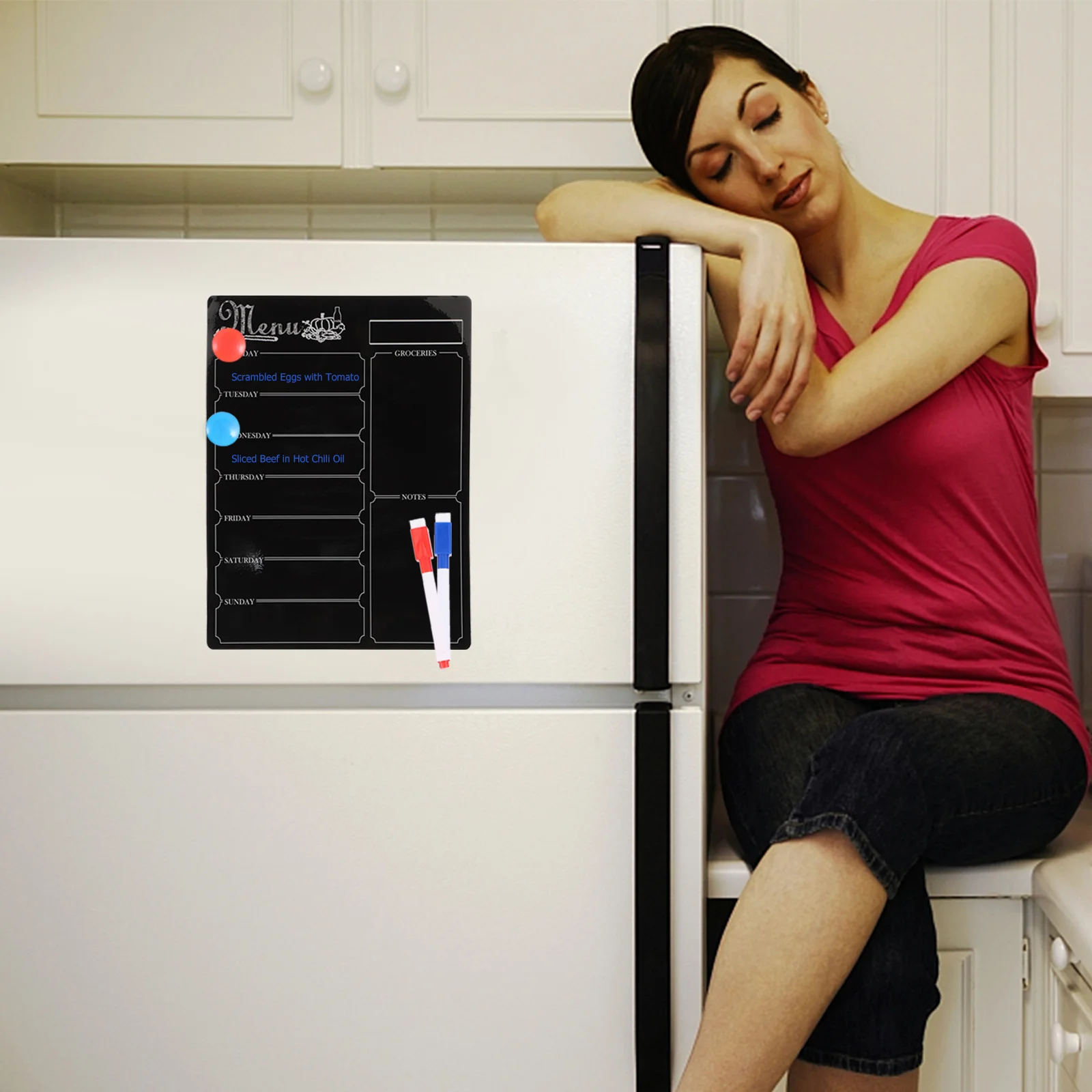 Refrigerator Board Practical Convenient Memo Sticker Office Refrigerator Home