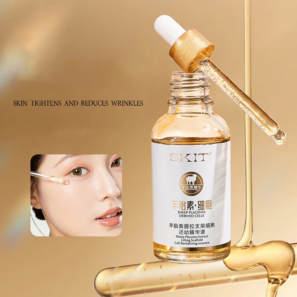 

Sheep Placenta Extract Lifting Scaffold Cell Revitalizing Essence Skin Rejuvenation Moisturizing Nourishing Beauty Face Serum