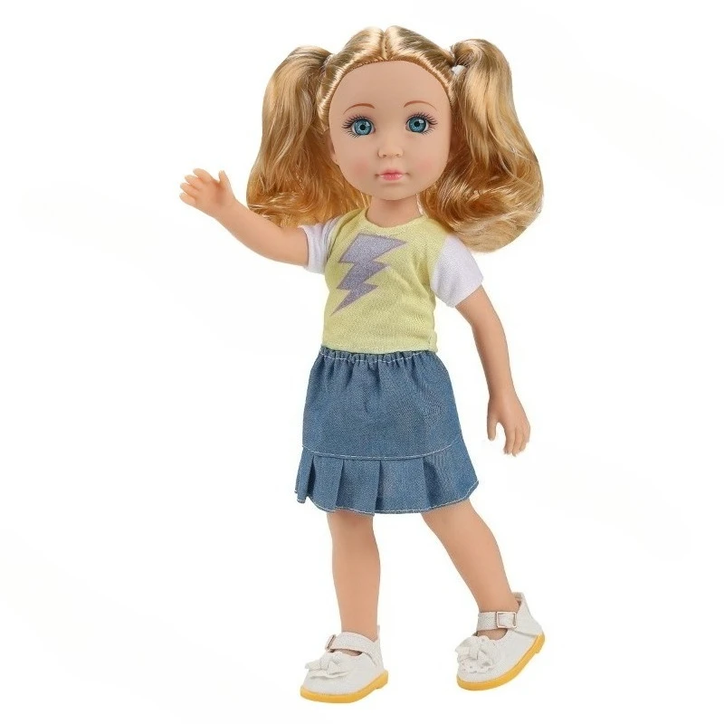 

32cm Cute Girl Doll with Clothes Suit Dress Up Toy for Children Gift