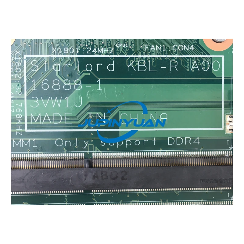 For Dell Inspiron 17 7773 Laptop Motherboard CN-0Y11G4 0Y11G4 Y11G4 16888-1 With I7-8550U CPU DDR4 100% Full Tested OK