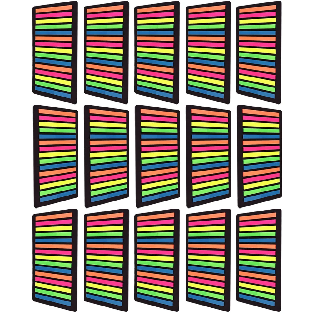 

Наклейки с индексом, прозрачные красочные полоски для чтения, маркер для предложений для школы, офиса, книг, липкие флажки