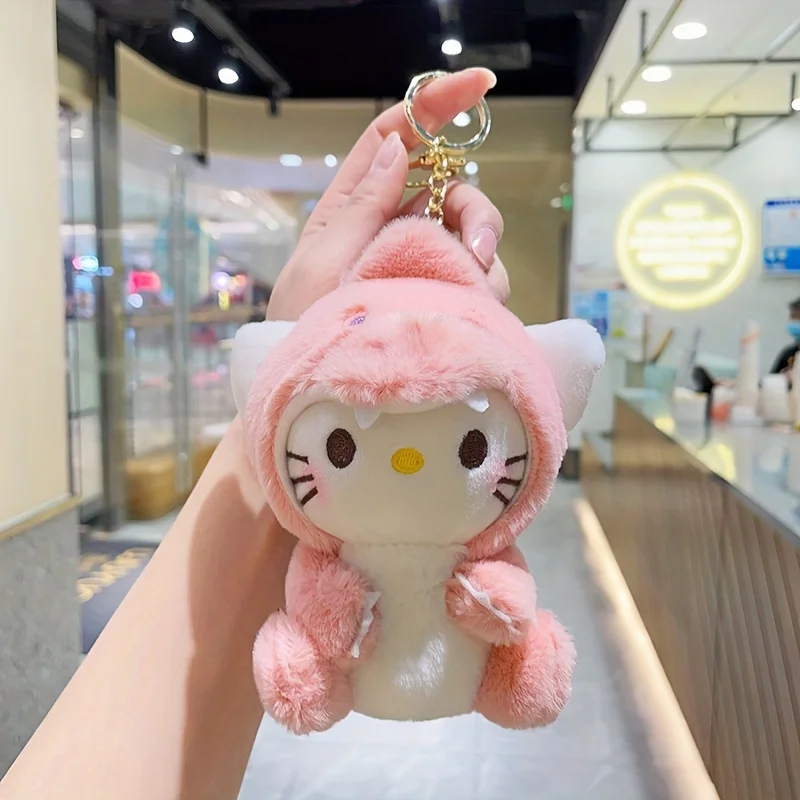 

Милый брелок HelloKitty Cinnamoroll-мультяшный брелок и подвеска для сумки Подвеска для автомобиля и Наушники Аксессуары