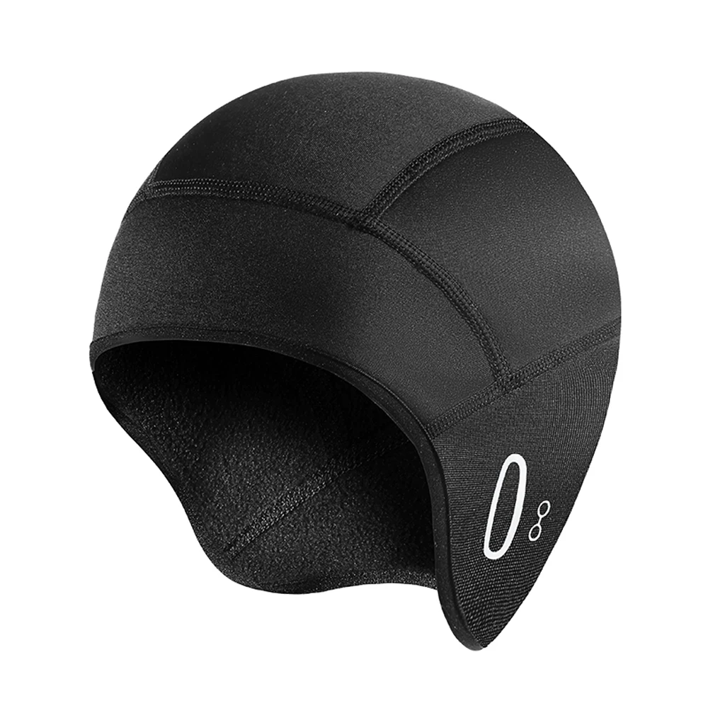 Winter outdoor cycling warm hat helmet lined with ear protection windproof fleece warm hat mountaineering and skiing cold-proof