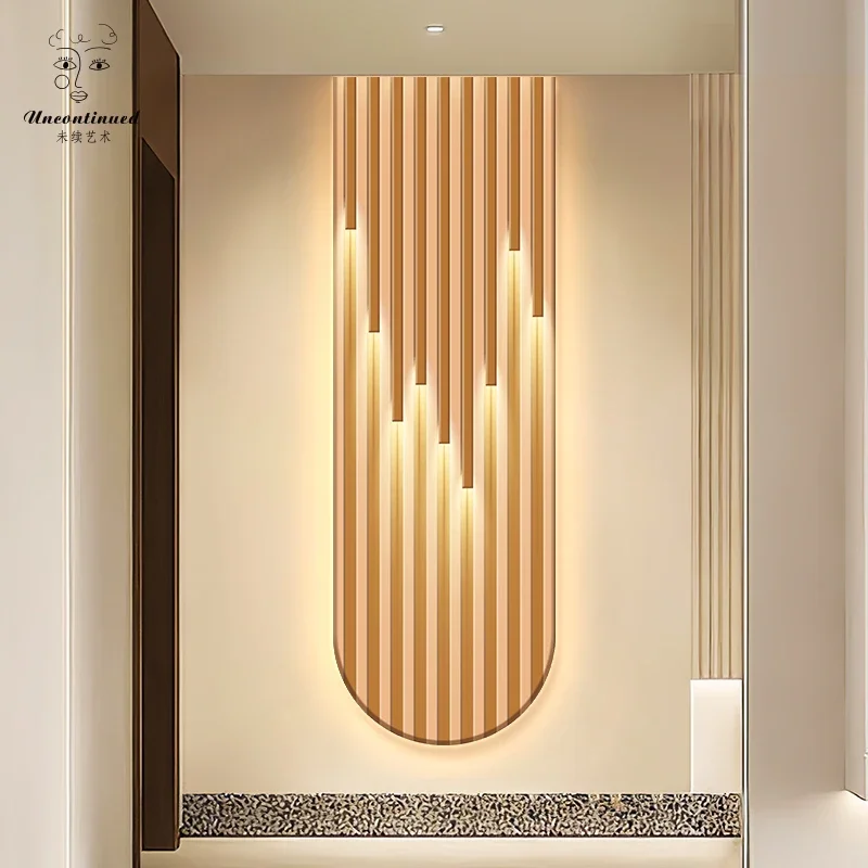 

Modern Simple LED Wall Lamp - Painting Mural Light with Lustre for Living Room, Corridor and Kitchen Interior Decor Lighting