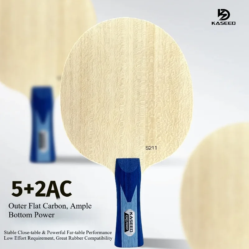KASEED KING POWER S211 Table Tennis Blade 5 Wood + 2 Outer Carbon Koto Top Sheet Offensive Ping Pong Paddle for Power & Speed view 3