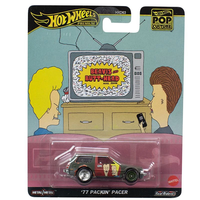 Hot Wheels-Voiture Pop Culture officielle pour garçons, jouet moulé sous pression, MTV, livraison de bijoux, emballage Pace, Mutt Cutts, Gran Van,