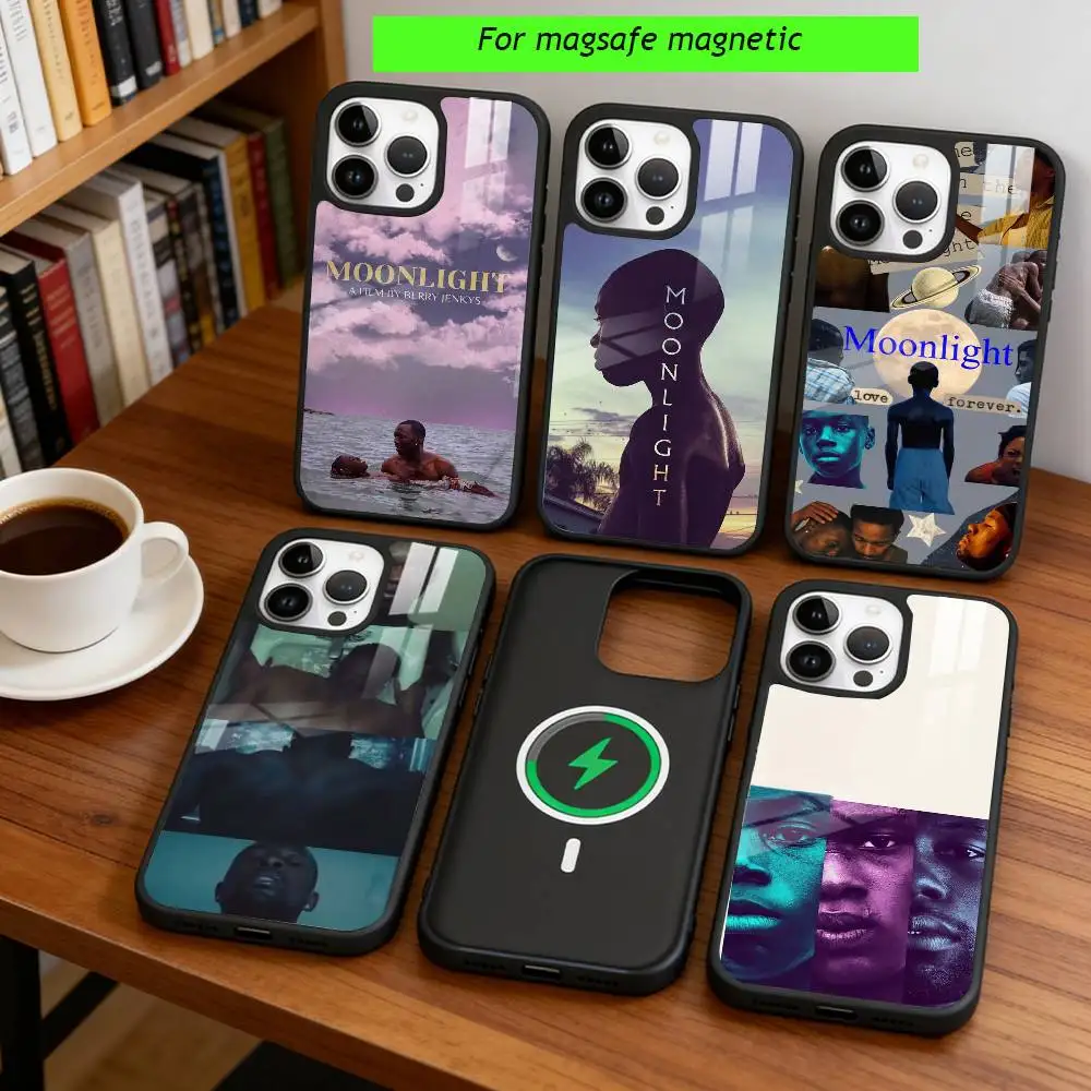 

The film Moonlight Phone Case For iPhone17,16,15,14,13,12,11 Plus,Pro Magnetic For Magsafe Wireless Charging