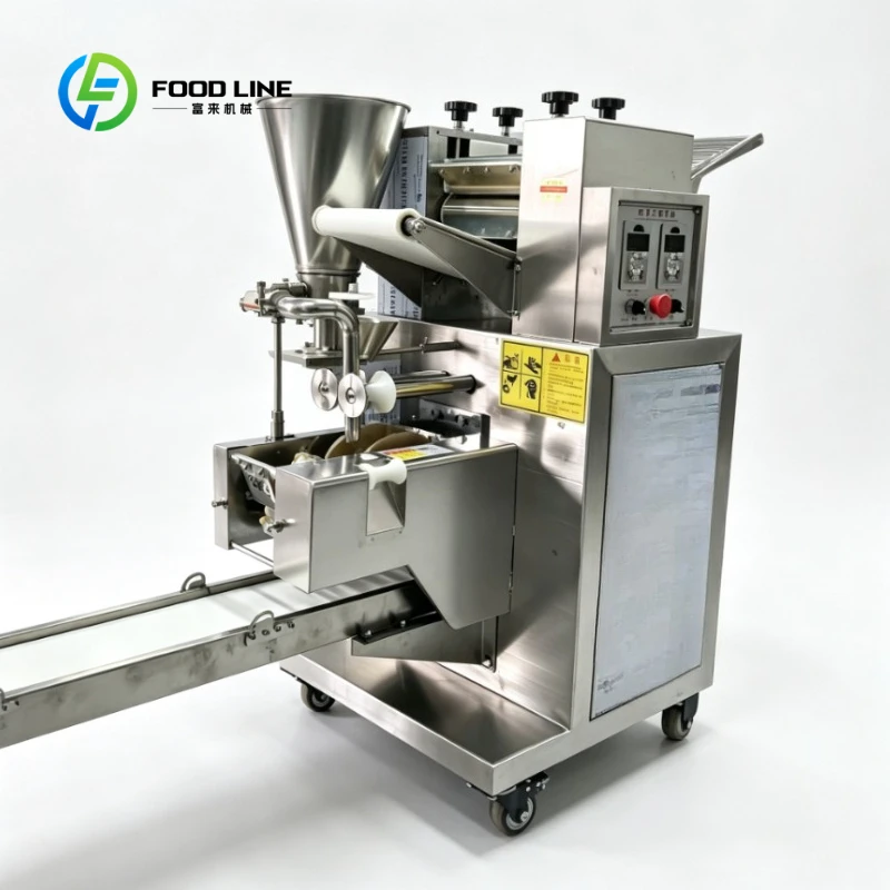 Customized Automatic Encrusting Samosa Making Machine 1000-4000pcs/h Capacity Handmade Dumpling Machine