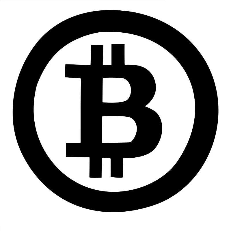 Large Bitcoin Car Sticker Cryptocurrency Blockchain Freedom Sticker Vinyl Car Window Decal