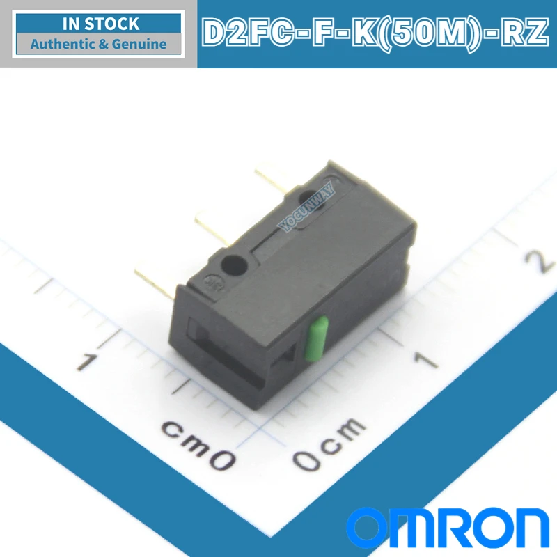 Nuovo autentico originale giappone OMRON D2FC-F-K(50M)-RZ Mouse Micro Switch Green Dot Match Razer Mouse Button versione personalizzata