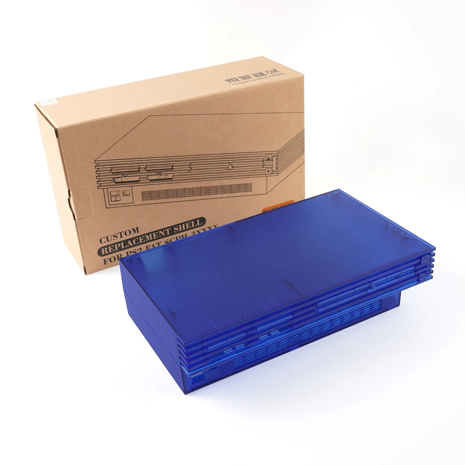 Obudowa zamienna Apexneer Retro Game Console do PS2 FAT (seria 3xxxx) Przezroczysta ochronna obudowa Akcesoria do gier — zdjęcie produktu 6