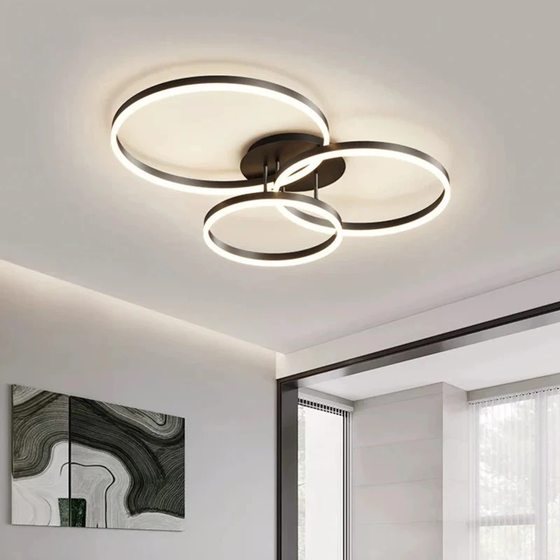 Modern LED Ceiling Chandelier Minimalist Pendant Light for Living Room Bedroom Kitchen Home Ceiling Lighting Fixture