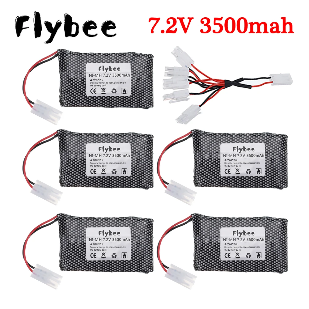 Tamiya Plug 7.2v 3500mah NiMH Battery + Charger For Rc toys Cars Tanks Robots Boats Guns Ni-MH AA 7.2v Rechargeable Battery Pack