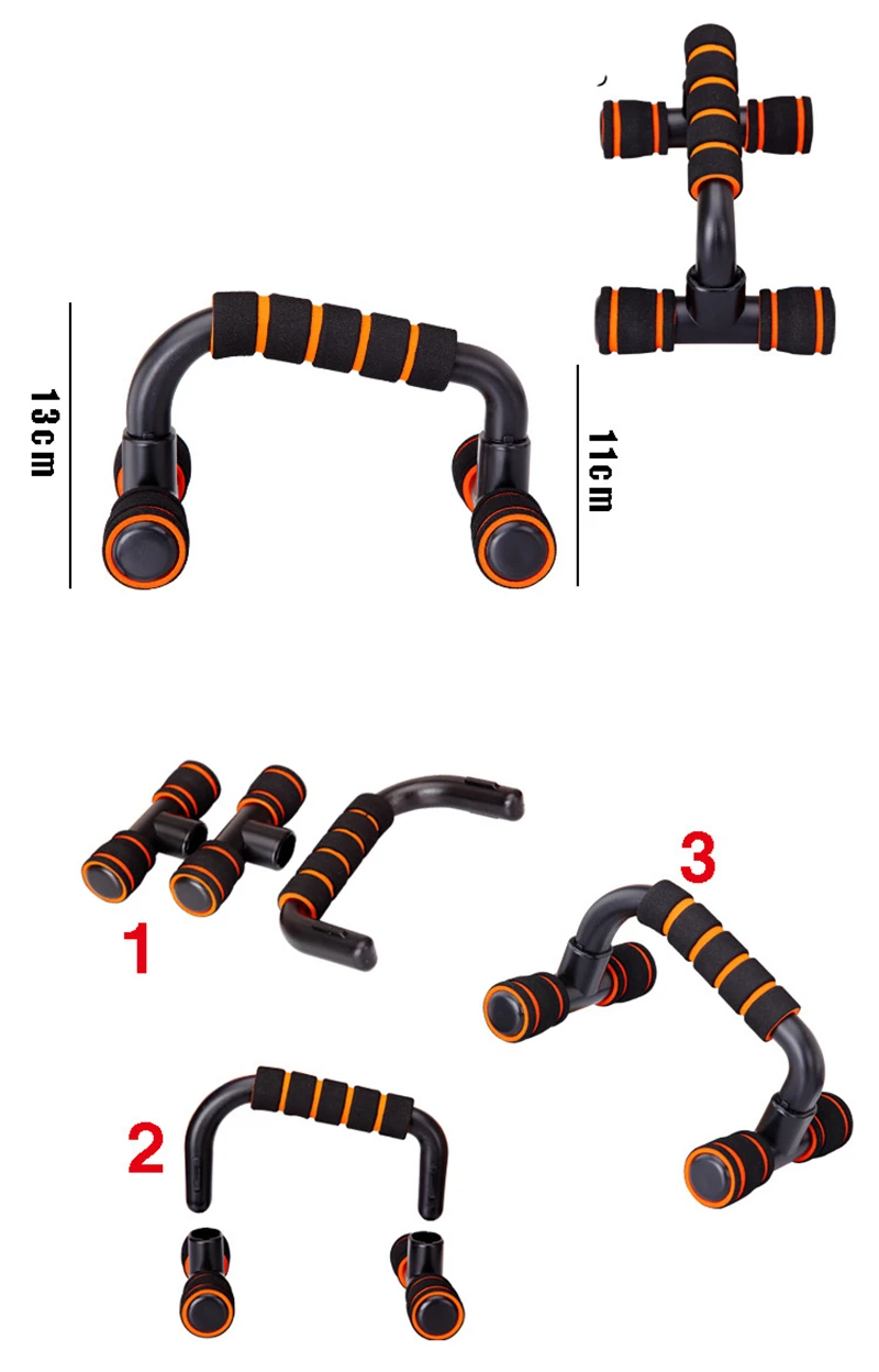Rutschfester Push-Up-Ständer für Zuhause, Fitness, Power-Rack, Fitnessstudio, Griffe, Push-up-Bars, Übung, Arm, Brust, Muskeltraining, Bodybuilding-Ausrüstung – Detail 3