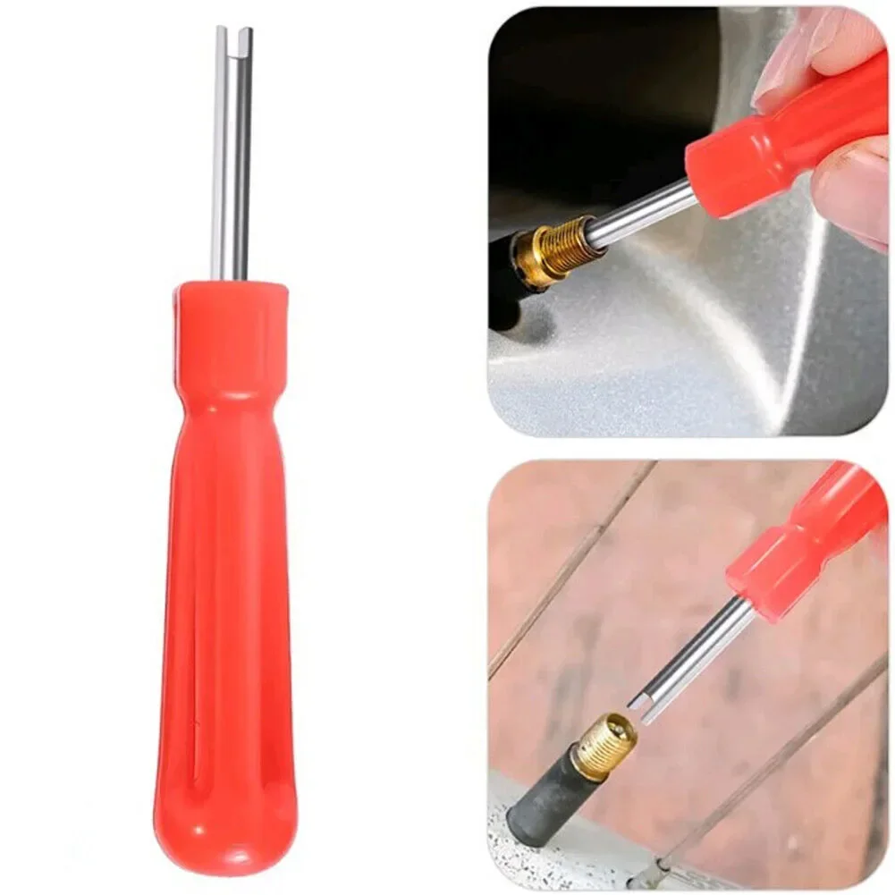 Car Tire Valve Core Removal Tools Handle Tire Valve Stem Core Remover Screwdrive Car Tyre Valve Core Wrench Spanner Tire Repair
