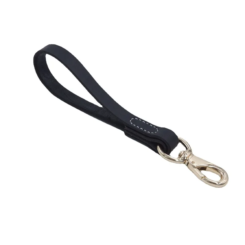 Genuine Leather Pet Leash For Walking Short Version Anti Slip Dog Leash For Small Medium-Sized Dogs