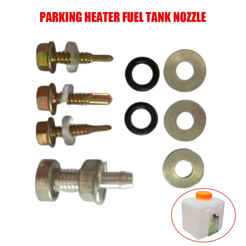 1PCS/5PCS Parking Heater Fuel Tank Nozzle Oil Head Truck Fuel Heating Aluminum Oil Outlet Modification Accessories
