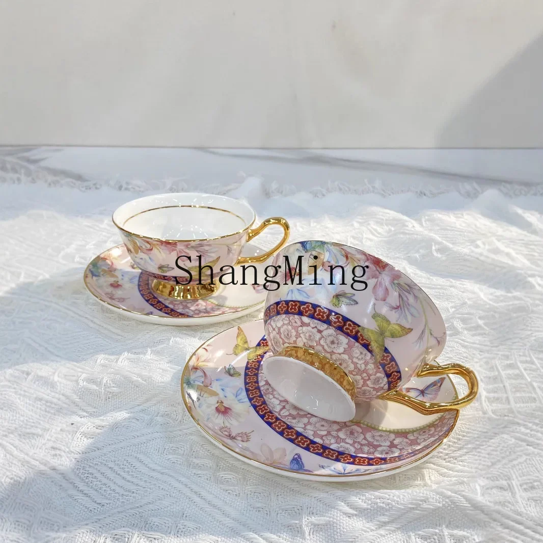 

CL high-value cup and saucer green summer coagulated coffee cup set new home housewarming gift coffee cup