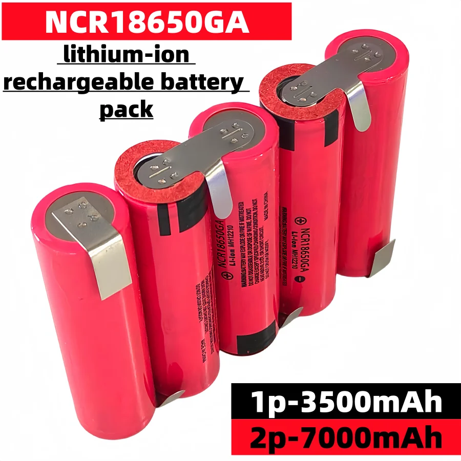 Customizable 12V-25V 18650 Battery Pack NCR18650 GA Welded Cell For Electric Screwdriver Tools