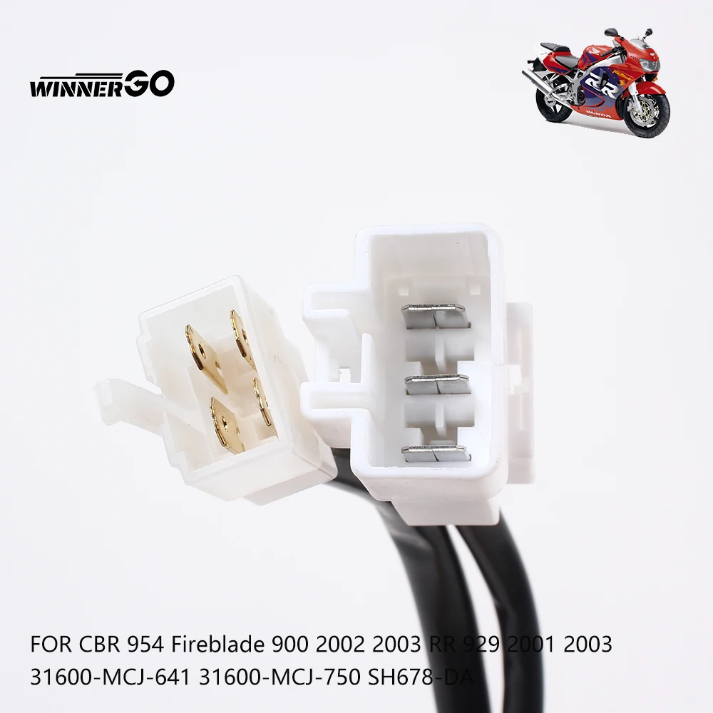 Spannungsregler Gleichrichter FÜR Honda CBR 954 CBR954 Fireblade 900 CBR RE RR 929 CBRRR CBRR 31600-MCJ-641 31600-MCJ-750 SH678-DA – Detail 5