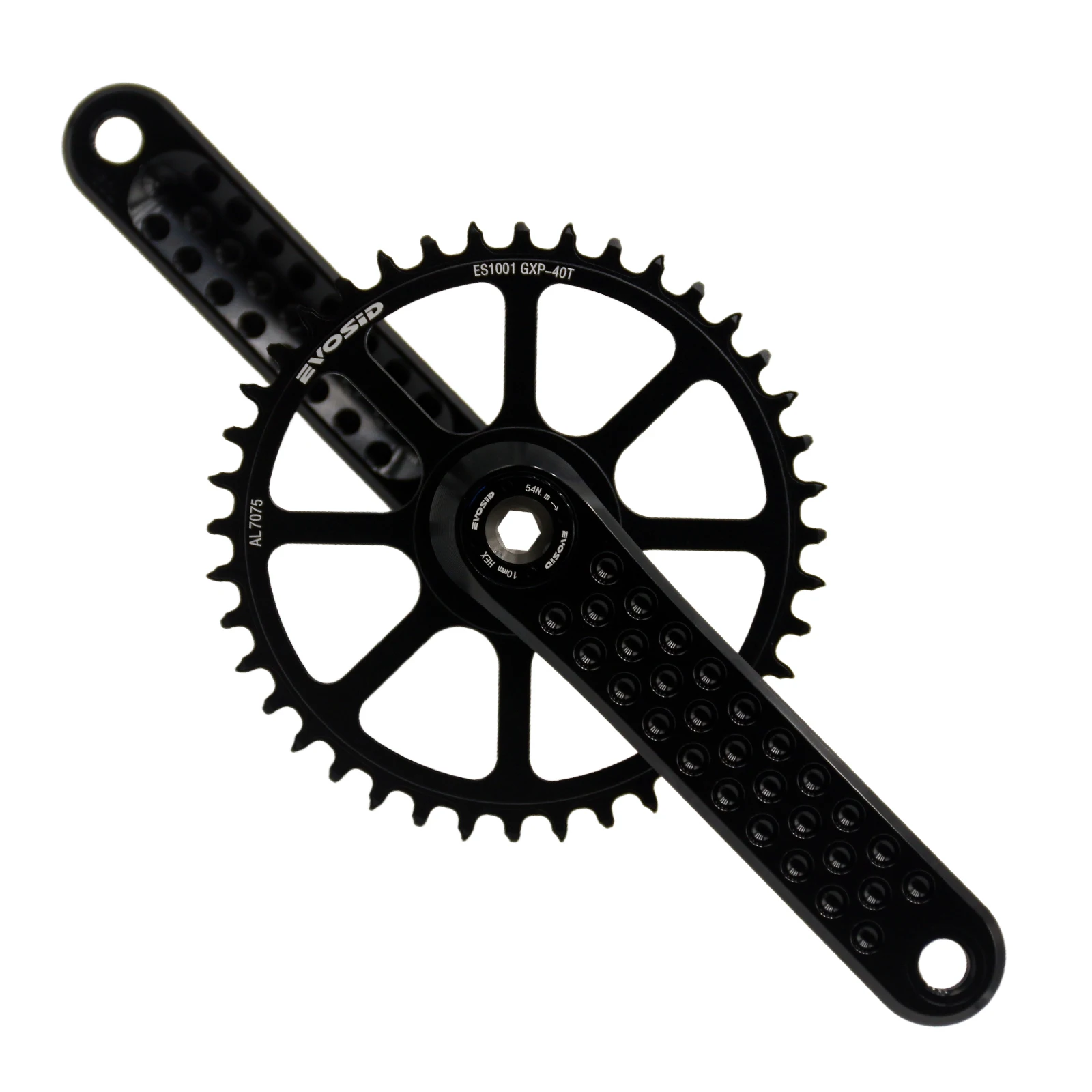 AliExpress EVOSID Road Bike Crankset 160/165/170mm Ultralight 3Nails Direct Mount CNC Hollow Tech Crank 24mm Axis With Bracket