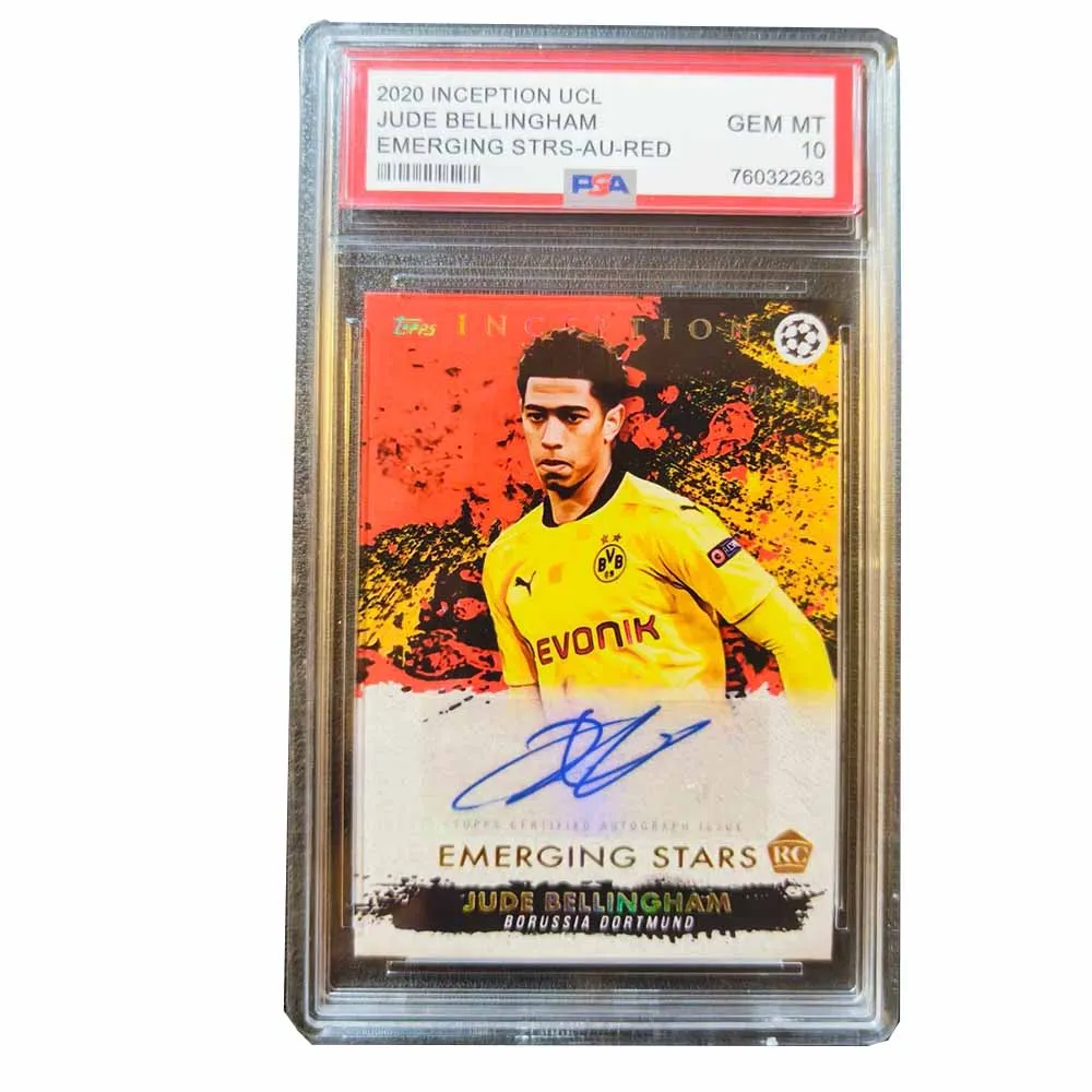 PANINI Bellingham Messi Ronaldo Mbappe Valverde DIY محلية الصنع فلاش ملون تحصيل تصنيف الطوب هدايا عيد الميلاد عيد الميلاد