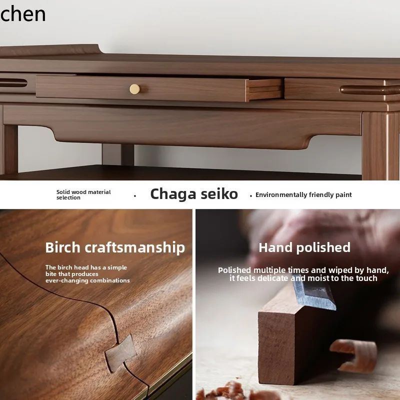 CZ1  black walnut set cabinet with door for table incense case household Buddha table standing cabinet Shentai table