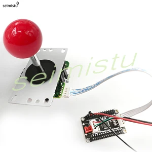 عصا التحكم Copy-Sanwa Arcade برأس كرة مستديرة ، يمكن استخدامها لوحدة التحكم في الألعاب ، 5Pin أعلى 12 مبيعات لمعدات الصالة الرياضية المستعملة - رقم 8