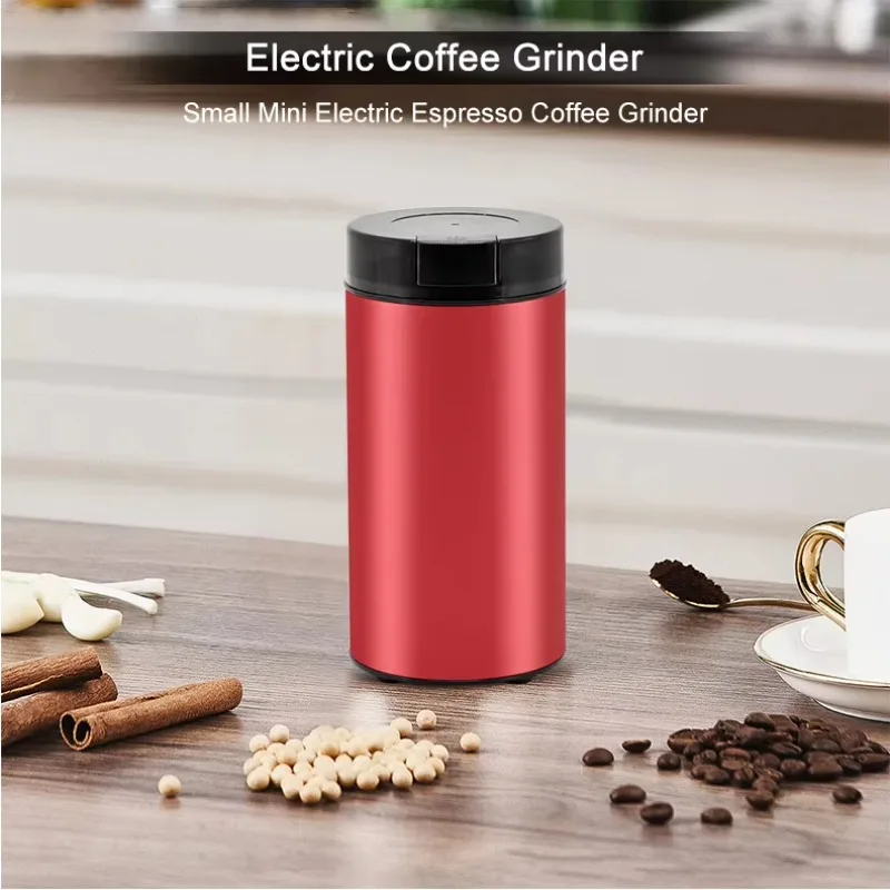 Electric Coffee Bean Grinder Small Automatic Portable Home Use Ready to Grind Compact Coffee Machine for Fresh Ground Beans