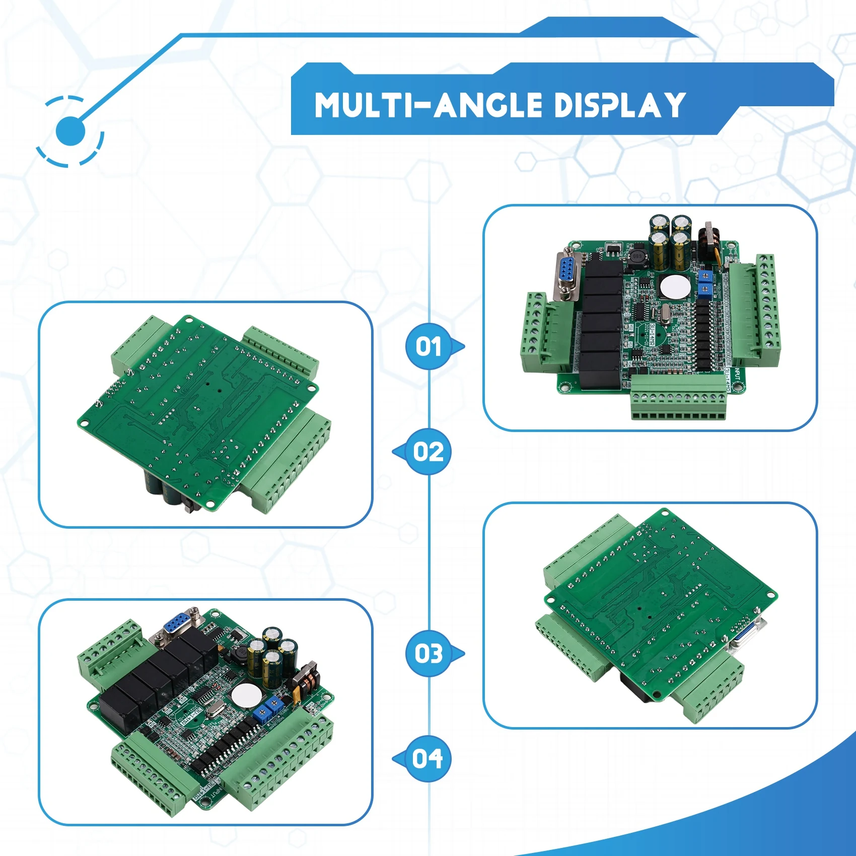 High Speed With Analog Programmable Controller PLC Industrial Board-BAAX