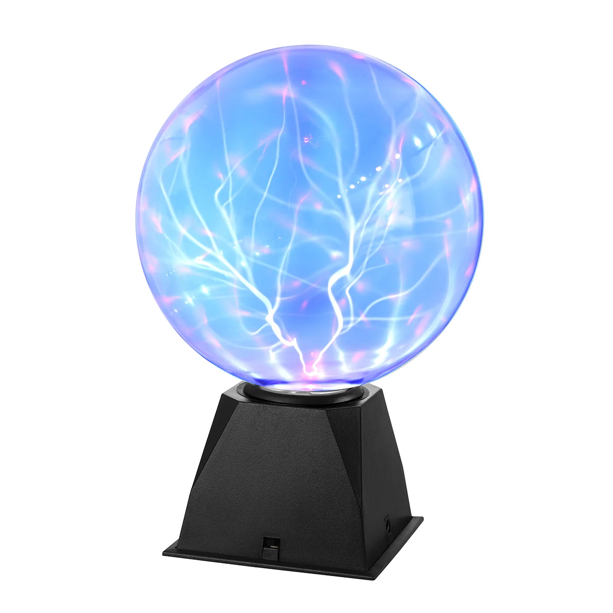 

LEDMOMO 8 Inch Touch Plasma Ball Lamp Light Globe Novelty Toy for Kids with EU Plug (Blue Light) plasma globe