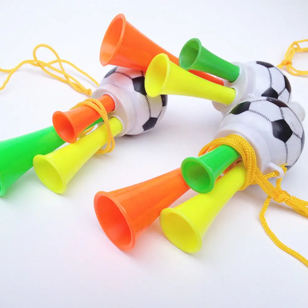 10Pcs Plastic Cheering Horn Loud Football Game Trumpets for Sports Events Carnival Festivals Soccer Horns Soccer Trumpet