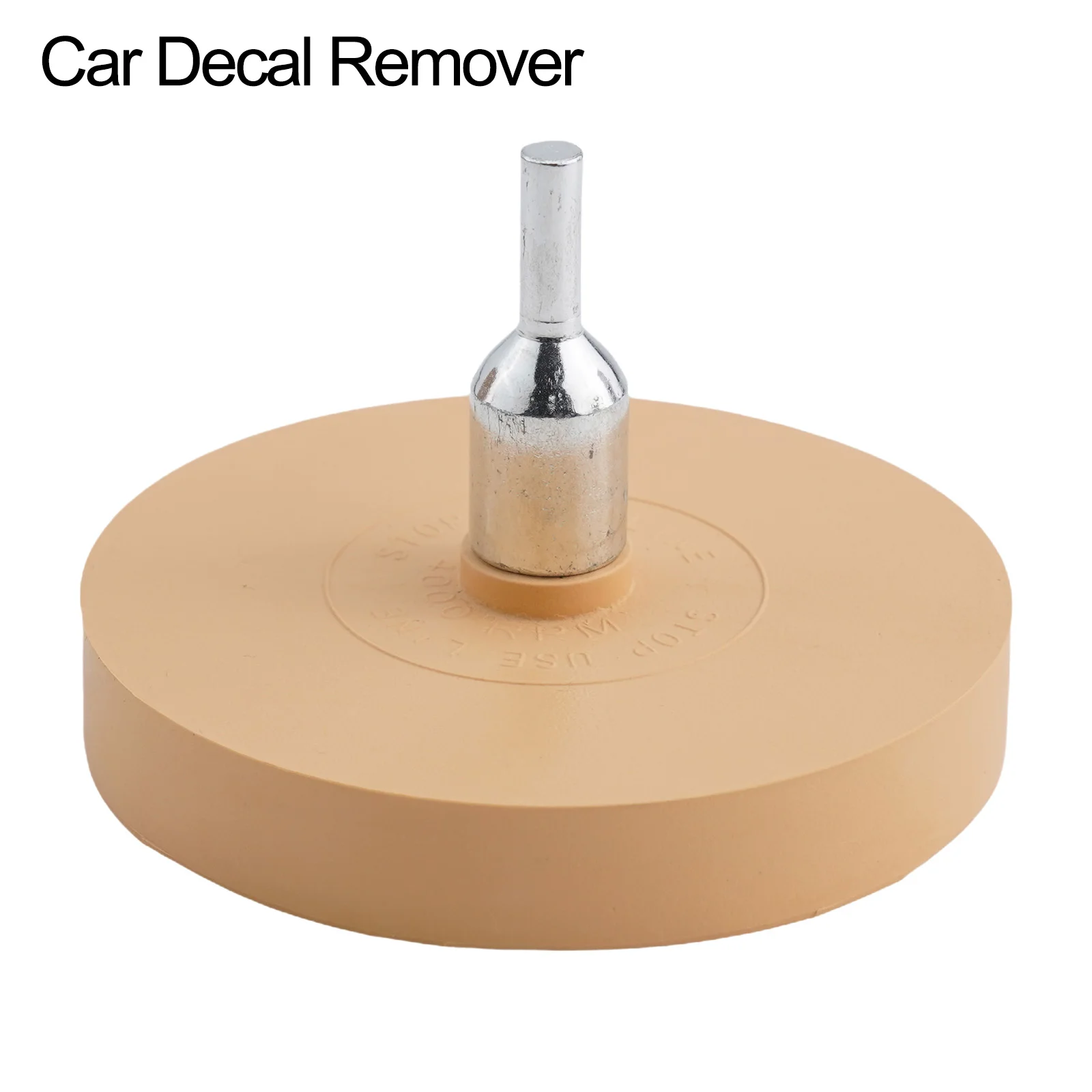 Secure and Easy to Use 88mm Rubber Eraser Caramel Wheel with Drill Arbor Attachment  Smooth Stripe Removal Process