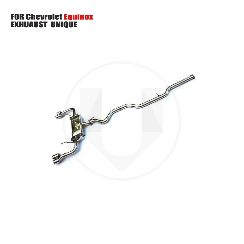 UNIQUE Stainless Steel Exhaust System Performance Catback is Suitable for Chevrolet Equinox  Car Muffler