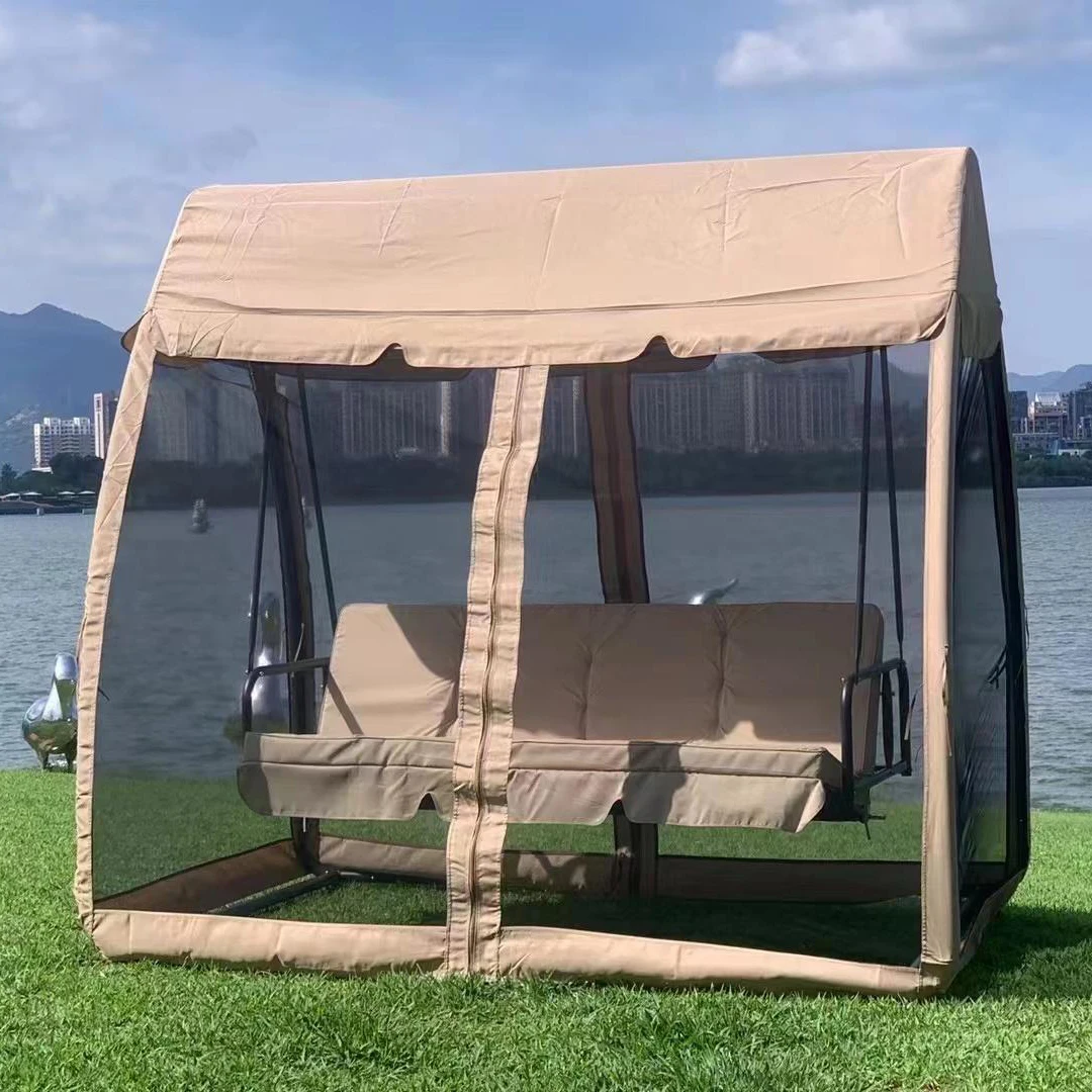 

Factory Price Waterproof Sun Shelter Tent Hanging Swing Chair Bed for Balcony Garden Outdoor Furniture Wholesale Supplier