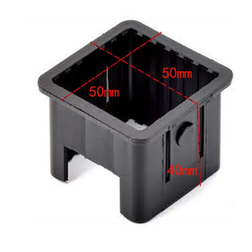 Span Diameter Plastic Square Tube Sleeve Black Diameter Plastic Square Tube Sleeve Durability Good Compatibility