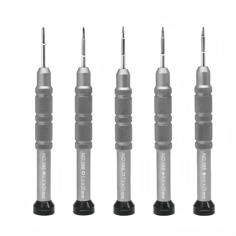 Magnetic Aluminum Alloy Screwdriver Set Phillips Flathead Pentalobe Bits BGA  for iPhone Android Phone Disassembly Repair Tools