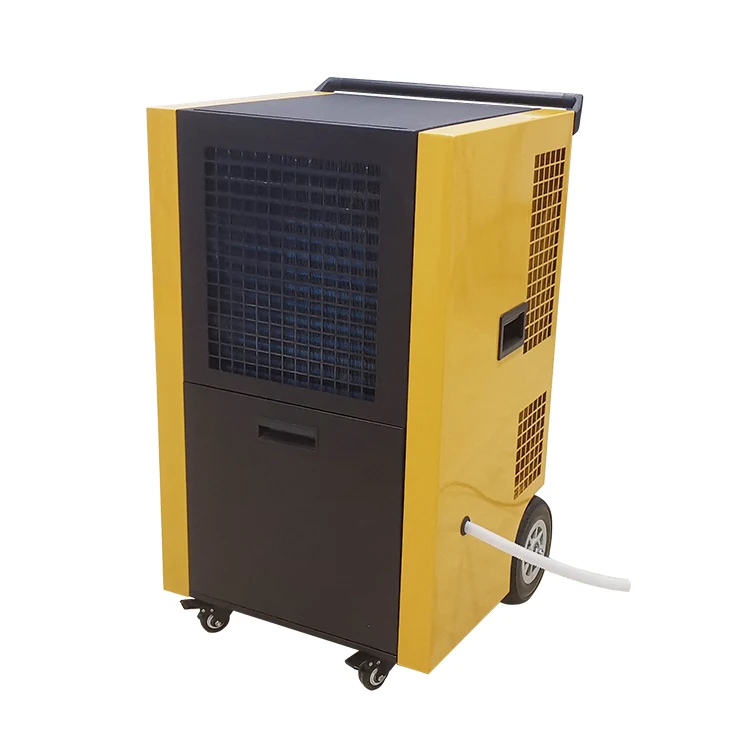 90 liters per day commercial portable trolley dehumidifier with easy to move handle