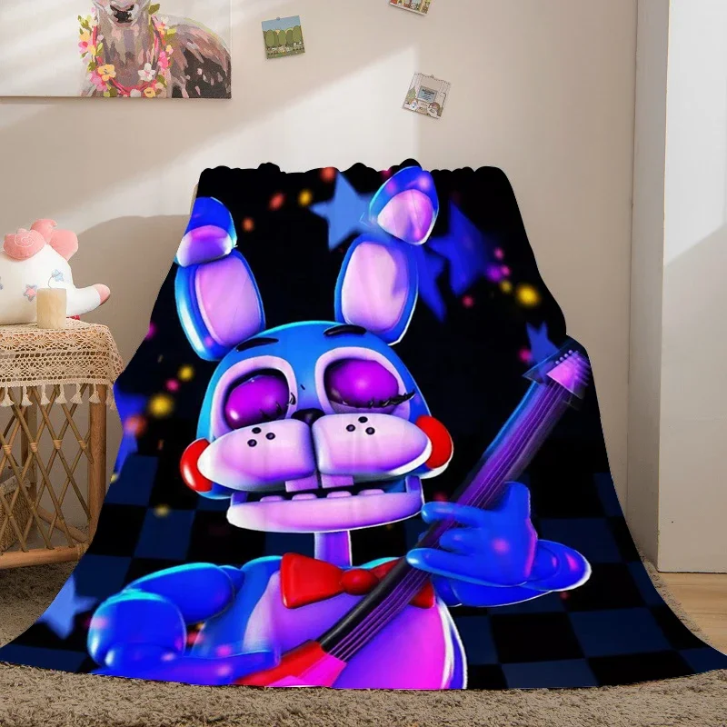 Sofa Blankets for Winter A-Five A-Nights at A-Freddy´s Microfiber Bedding Warm Bed Fleece Decorative Sofa Fluffy Soft Blankets