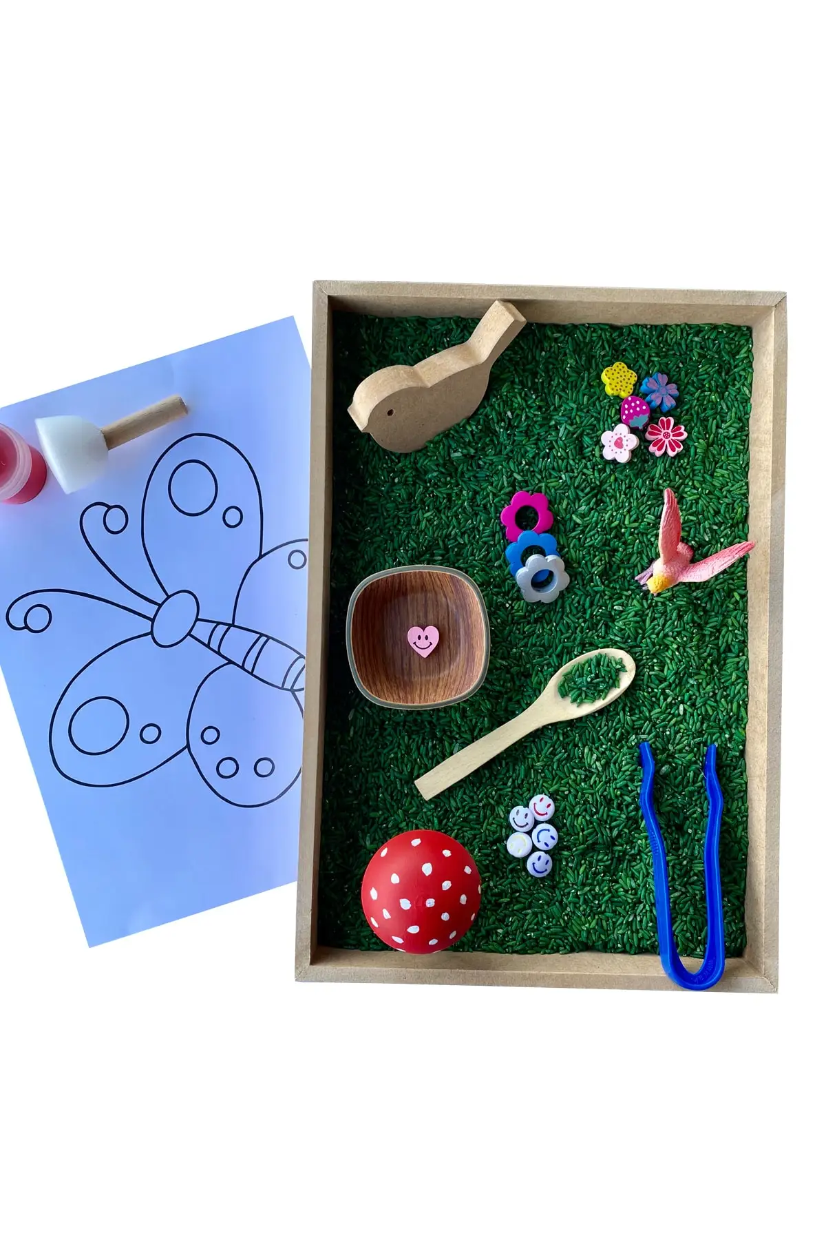 Set Aktivitas Kayu-Mainan Montessori-