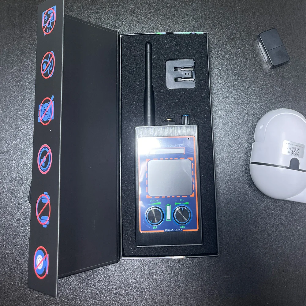 

Anti Surveillance Detector Pro-4 Functions: RF Signal GPS IR Camera Phone Tap Detection for Hotel, Bathroom, Meeting Room Safety