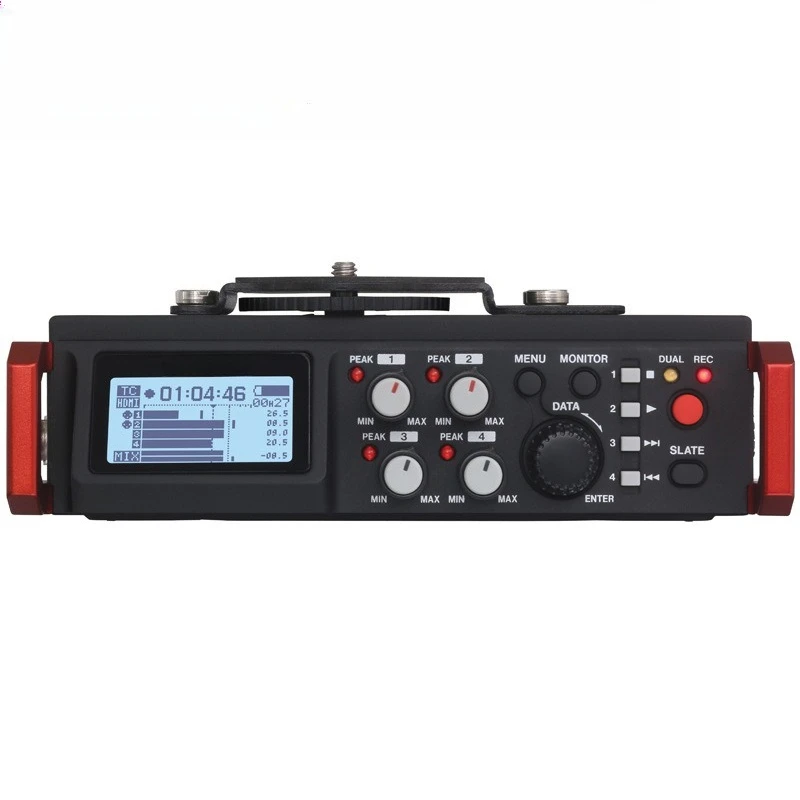 DR-701D 6-track digital recorder, DSLR camera video synchronous recording